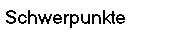 Schwerpunkte